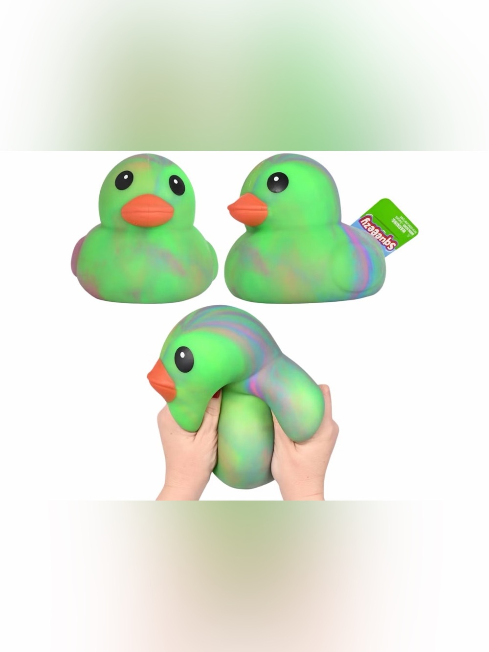 Jumbo Squeeezy Tie Dye Duck